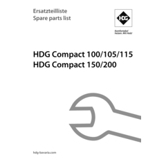 HDG Compact C100-C200 Spare Parts Diagram